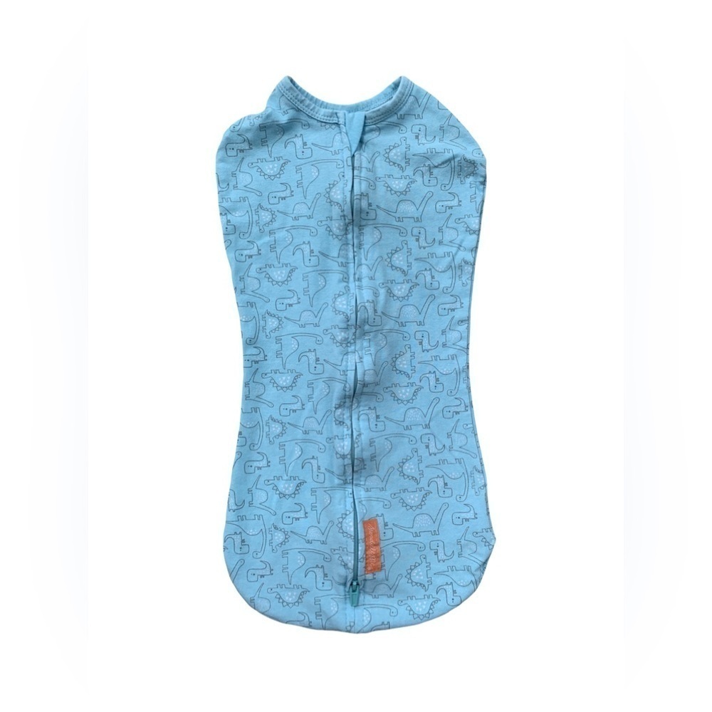 Swaddle Me Blue Dinosaur Print Pod Size Small/Medium